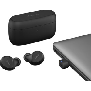 Jabra Evolve2 True Wireless Ohrhörer Stereo Ohrhörerset - Schwarz - Binaural - In-Ear - 20 Hz bis 20 kHz Frequenzgang - 20