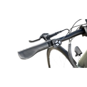 Sharp Stecker Hybrid-Fahrrad - Hybrid - 711,20 mm Rad - Aluminium Rahmen7 Gang/Gänge - Grau