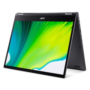 Acer Spin 5 SP513-54N SP513-54N-70JH 34,3 cm (13,5 Zoll) Touchscreen 2 in 1 Notebook - 2256 x 1504 - Intel Core i7 (10. Generation) i7-1065G7 Quad-Core 1,30 GHz - 16 GB RAM - 512 GB SSD - Stahlgrau - Windows 10 Pro - Intel Iris Plus Graphics - IPS-Technologie (In-Plane-Switching), CineCrystal - Deutsch Tastatur - 15 Stunde(n) Akku-/Batterielaufzeit - IEEE 802.11 a/b/g/n/ac/ax Wireless LAN Standard