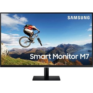 Samsung S32AM700UR 81,3 cm (32 Zoll) 4K UHD LED Gaming-LCD-Monitor - 16:9 Format - Schwarz - 812,80 mm Class - 3840 x 2160 Pixel Bildschirmauflösung - 16,7 Millionen Farben - 250 cd/m² - Typisch Helligkeit, 200 cd/m² - Min. Helligkeit - 8 ms GTG - 60 Hz Refresh Rate - HDMI-Kabel
