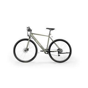 Sharp Stecker Hybrid-Fahrrad - Hybrid - 711,20 mm Rad - Aluminium Rahmen7 Gang/Gänge - Grau