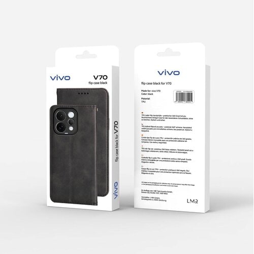 VIVO FLIP CASE BLACK  V70 .