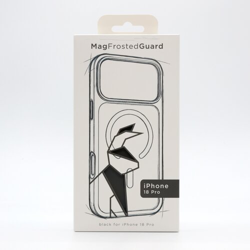 RABBITER MAGFROSTEDGUARD BLACK FOR IPHONE 18 PRO