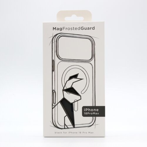 RABBITER MAGFROSTEDGUARD BLACK FOR IPHONE 18 PRO MAX