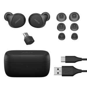 Jabra Evolve2 True Wireless Ohrhörer Stereo Ohrhörerset - Schwarz - Binaural - In-Ear - 20 Hz bis 20 kHz Frequenzgang - 20