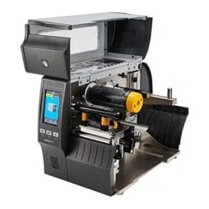 TT PRINTER ZT411 4IN 300 DPI UK/AU/JP/EU CORDS SERIAL USB 10/100 ETHERNET BLUETOOTH 4.1/MFI USB HOST PEEL W/ LINER TAKE-UP