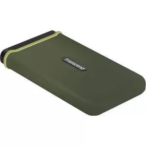 Transcend Esd380c 4 TB Portable Solid State Drive - External - Military Green - Notebook, Smartphone, Desktop PC, Gaming C