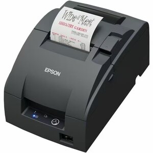 TM-U220IIB-432, Kitchen Receipt & Ticket, with Auto Cutter. Includes English Thai simplified Chinese & Vietnamese fonts (e