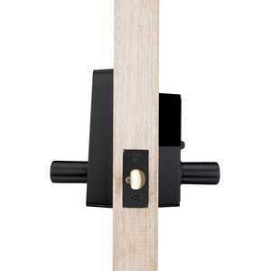 Yale LibiDigital Lever Keyed Matte Black