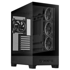 ASUS A31 PLUS Case - Mid Tower - ARGB - ATX, Micro-ATX, Mini-ITX, BTF - Black