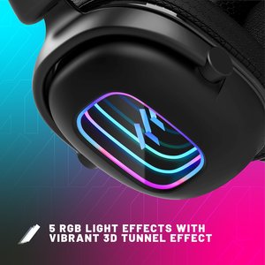 RADAR Light Up RGB Gaming Headset 3D Mirror for PS5, PS4, XBOX, Nintendo Switch2, Nintendo Switch, PC & Mobile