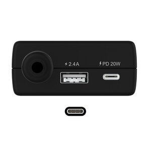 j5create JUP34108 AC Adapter - 1 Pack - Universal Adapter - 1 USB - 2 USB Type-C - For Notebook, Smartphone, Tablet PC, iP