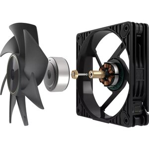 ASUS ProArt PF120 Fan - 120mm - PWM - Fluid Dynamic Bearing - Single Pack - Black - 6Y Warranty