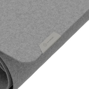 Premium Felt Desk Mat - Light Grey