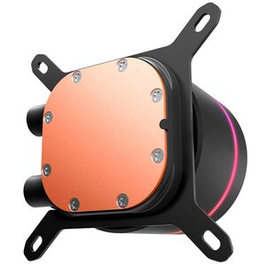 NZXT Kraken Core 360 RGB RL-KR36C-B1 (360mm) Liquid Cooler - CPU, Motherboard - 127.51m³/h Maximum Airflow - 2400 rpm - Li
