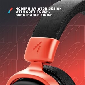 RADAR Gaming Headset Black with Red & Blue For Nintendo Switch 2, Nintendo Switch, PS5, PS4, XBOX & PC