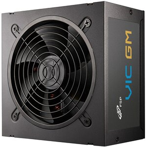 FSP 850W VIC GM ATX 3.1 GOLD MODULAR BLACK PSU, SUPPORTS PCIE 12V-2X6, BLACK FLAT MODULAR CABLES, DC-DC MODULE , AND SAFET