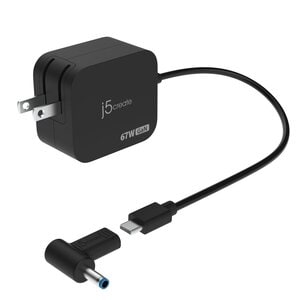 67W GaN PD USB-C Mini Charger with HP 4.5 mm DC Converter