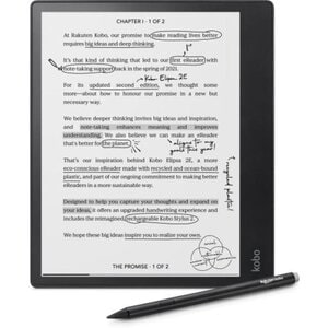 Kobo Libra Color 7" + Style 2 Pen eReader - Black