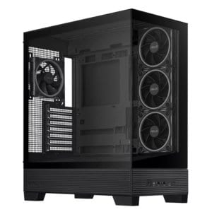 ASUS A31 PLUS Case - Mid Tower - ARGB - ATX, Micro-ATX, Mini-ITX, BTF - Black