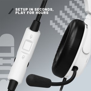4Gamers C6-100 Gaming Headset - White