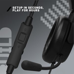 C6-100 Gaming Headset Black For PS5, PS4, XBOX, Nintendo Switch 2, Nintendo Switch PC & Mobile