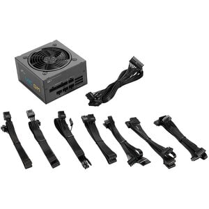 FSP 750W VIC GM ATX 3.1 GOLD MODULAR BLACK PSU, SUPPORTS PCIE 12V-2X6, BLACK FLAT MODULAR CABLES, DC-DC MODULE , AND SAFET