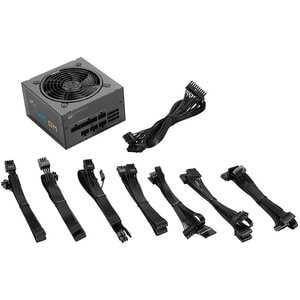 FSP 850W VIC GM ATX 3.1 GOLD MODULAR BLACK PSU, SUPPORTS PCIE 12V-2X6, BLACK FLAT MODULAR CABLES, DC-DC MODULE , AND SAFET