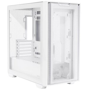 ASUS A21 PLUS White microATX case offers support for hidden-connector motherboards, 360 mm radiators and 380 mm graphics c