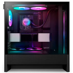 NZXT Kraken Core 240 RGB RL-KR24C-B1 Liquid Cooler - CPU, Motherboard - 127.51m³/h Maximum Airflow - 2400 rpm - Liquid Coo