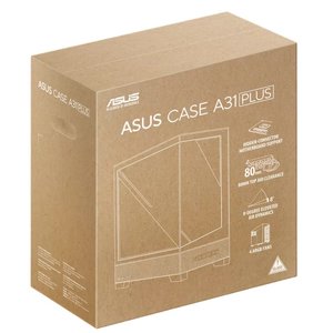 ASUS A31 PLUS Case - Mid Tower - ARGB - ATX, Micro-ATX, Mini-ITX, BTF - White