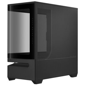 ASUS Prime AP202 MicroATX Case with Tempered Glass, ARGB (Black)