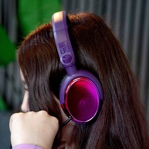 C6-100 Gaming Headset Strike Red & Purple For PS5, PS4, XBOX, Nintendo Switch 2, Nintendo Switch PC & Mobile
