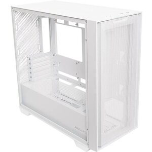 ASUS A21 PLUS White microATX case offers support for hidden-connector motherboards, 360 mm radiators and 380 mm graphics c