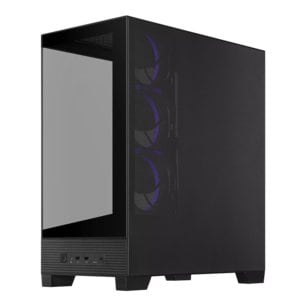 ASUS A31 PLUS Case - Mid Tower - ARGB - ATX, Micro-ATX, Mini-ITX, BTF - Black
