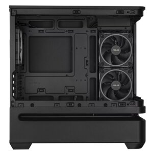 ASUS Prime AP202 MicroATX Case with Tempered Glass, ARGB (Black)