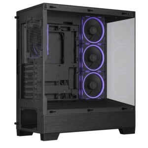 ASUS A31 PLUS Case - Mid Tower - ARGB - ATX, Micro-ATX, Mini-ITX, BTF - Black