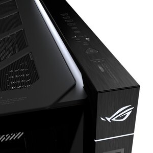 ASUS ROG Cronox GR801 Computer Case - EATX Full Tower - 9.2-inch LCD Screen - 400mm GPU Support - Dual 360mm Radiator Supp