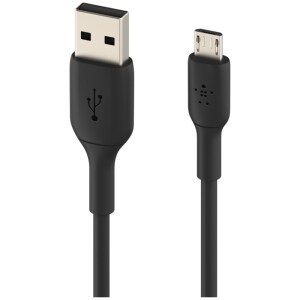 Belkin BoostCharge 1.01 m Micro-USB/USB-A Data Transfer Cable - First End: 1 x USB Type A - Male - Second End: 1 x Micro U