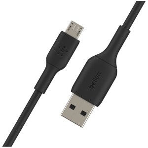 Belkin BoostCharge 1.01 m Micro-USB/USB-A Data Transfer Cable - First End: 1 x USB Type A - Male - Second End: 1 x Micro U