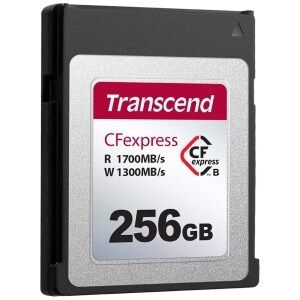 Transcend 820 256 GB CFexpress Card Type B - 1.66 GB/s Read - 1.27 GB/s Write