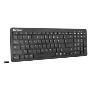 Targus Wireless Keyboard - Antimicrobial - Bluetooth - Midsize- Multi-Device - US
