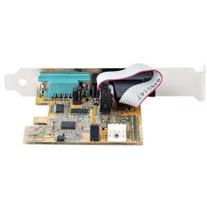 StarTech.com Serial Adapter - Low-profile Plug-in Card - PCI Express x1 - PC, Linux - 2 x Number of Serial Ports External