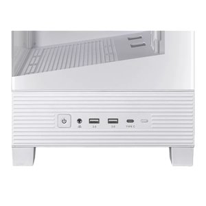 ASUS A31 PLUS Case - Mid Tower - ARGB - ATX, Micro-ATX, Mini-ITX, BTF - White