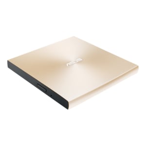 ASUS ZenDrive U9M Gold ultra-slim portable 8X DVD burner with M-DISC support for lifetime data backup compatible with USB 