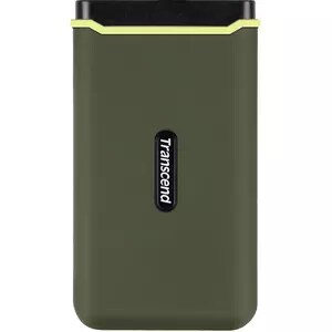 Transcend Esd380c 4 TB Portable Solid State Drive - External - Military Green - Notebook, Smartphone, Desktop PC, Gaming C