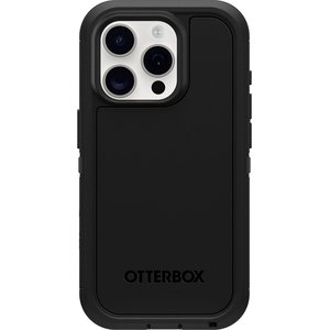 OtterBox Defender Series XT Rugged Case for Apple iPhone 15 Pro Smartphone - Black - Drop Resistant - Plastic