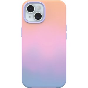 OtterBox Symmetry Case for Apple iPhone 15 Smartphone - Sunset Ombre - Drop Resistant - Plastic