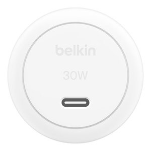 Belkin BoostCharge 20 W AC Adapter - Universal Adapter - 1 USB Type-C - For iPad Air, iPad mini, iPhone