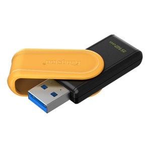 DataTraveler Exodia S USB Flash Drive - USB 3.2 Gen 1 - 512GB - Black/Yellow
